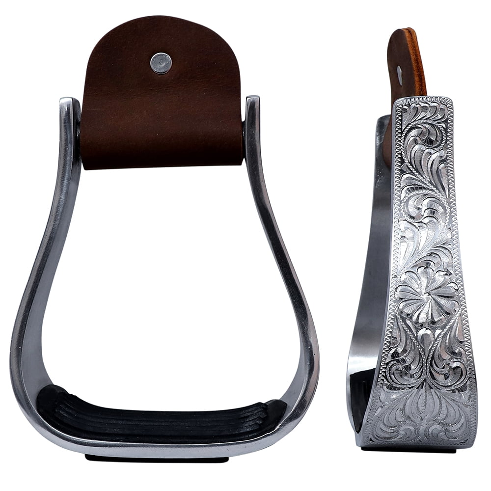 HILASON Western Aluminium Horse Stirrups