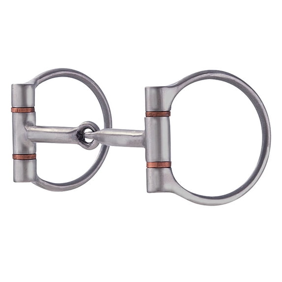 Bit - Offset Spazzolato SS Snaffle Attorcigliato Bit - Offset Spazzolato SS Snaffle Attorcigliato