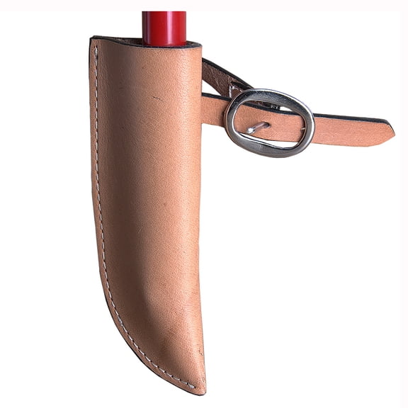 HILASON Genuine Leather Western Style Knife Sheath Scabbard Dark Tan