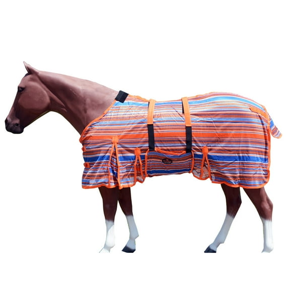 HILASON Horse Fly Sheet UV Protection Mesh Bug Mosquito Summer Spring Serape 81 In