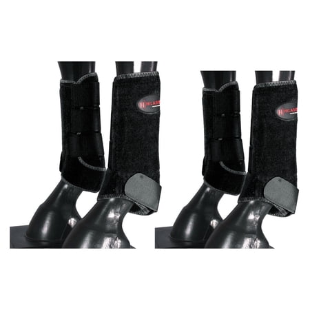 HILASON L M S Horse Front Rear Hind Leg Sport Boot 2 Pack | 4 Pack | Horse Leg Boots