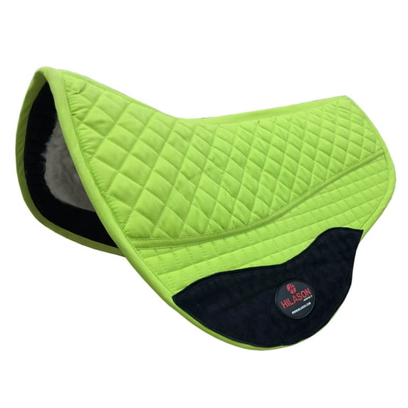 HILASON Western All Purpose Horse English Saddle Pad Lime Green