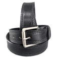 thumbnail image 1 of 34 In HILASON Western Heavy Duty Genuine Leather Mens Belt Black, 1 of 7