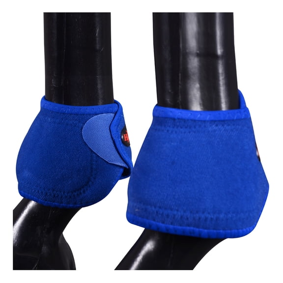 HILASON Bell Boots for Horses No Turn Protection Comfort & Durability Quick Wrap Hook and Loop Jumping Boots Sold in Pairs