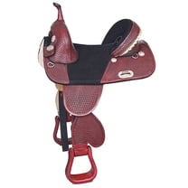 HILASON Western Horse Saddle Treeless Trail Barrel American Leather | for Horses