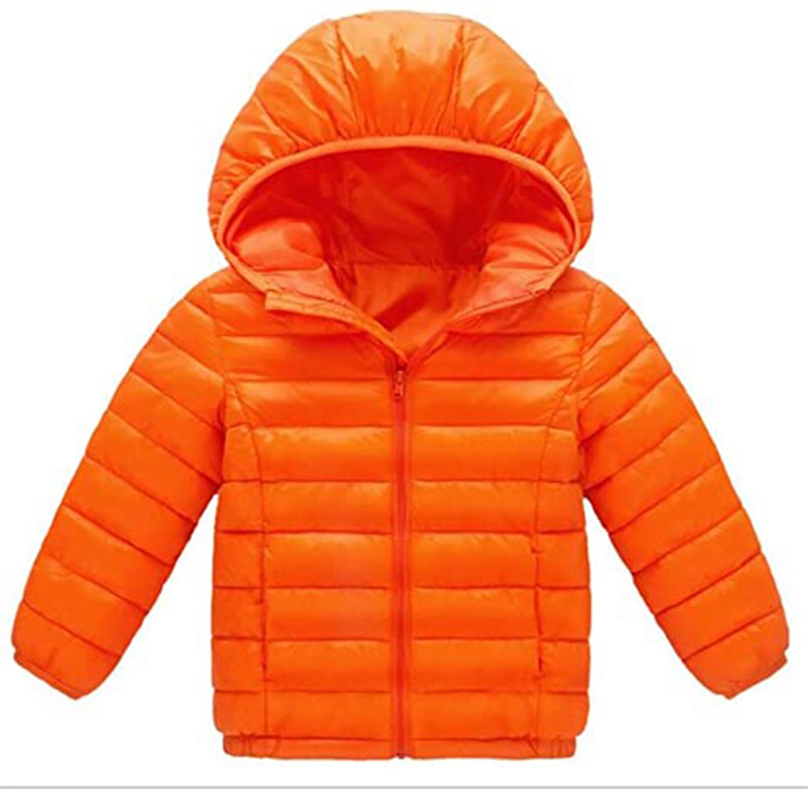 HILEELANG Kids Boy Girl Winter Hooded Puffer Jackets Coats Light Weight ...