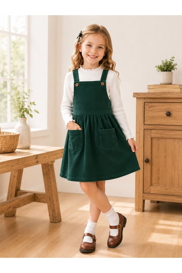 Pinafore Dress Corduroy