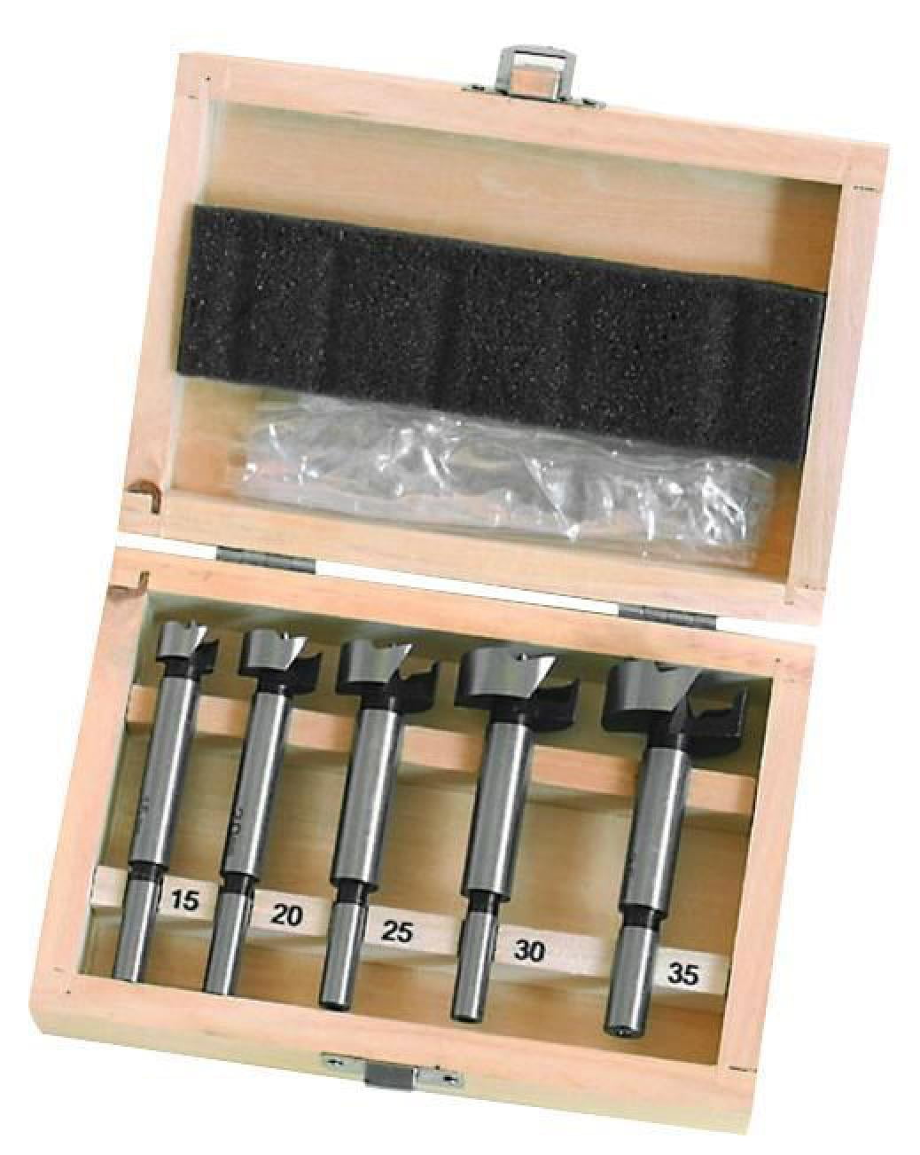 HILKA TOOLS - Forstner Wood Drill Bit Set, 5 Piece
