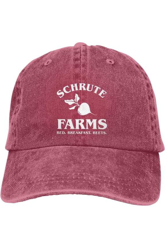 HILLBACK Schrute Farms Bed and Breakfast Beets Black Cowboy Hat Men Women Adjustable Washed Baseball Hats Baseball Cap