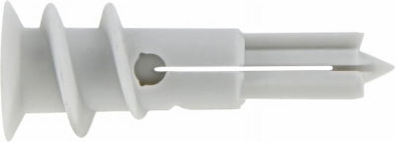 Hillman 376647 Drywall Anchors 1/2" D X 1.5" L Nylon Ribbed Head
