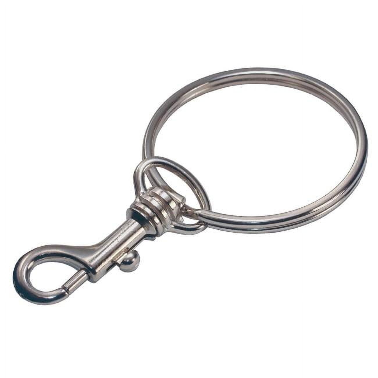 Hillman 2 in. D Metal Silver Belt Hooks/Pocket Chains Key Chain Hillman 2 in. D Metal Silver Belt Hooks/Pocket Chains Key Chain