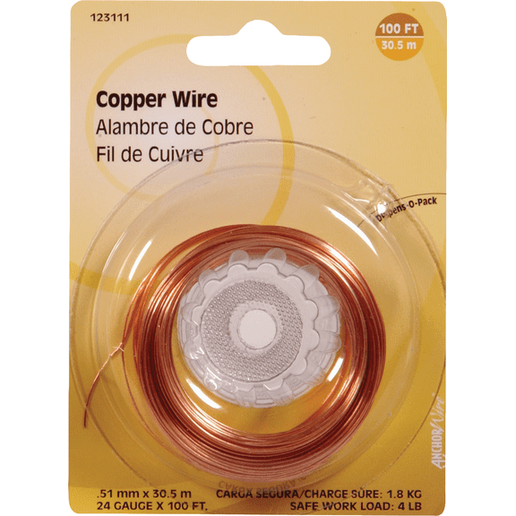 HILLMAN Anchor Wire General Purpose Wire - Single Pack  Indoor & Outdoor Use, NEC-Compliant