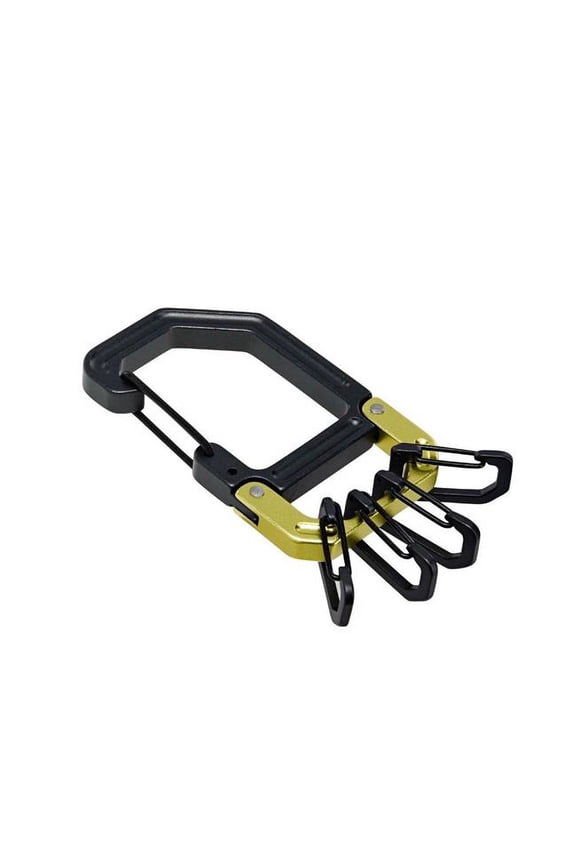 Group RSC 5040526 Apex Carabiner Key Chain, Black & Green