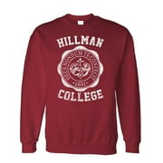 GOODER DEALS HILLMAN COLLEGE - retro 80s sitcom tv - Fleece Sweatshirt
