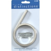 HILLMAN Distinctions 5 in. Silver Steel Screw-On Number 6 1 pc