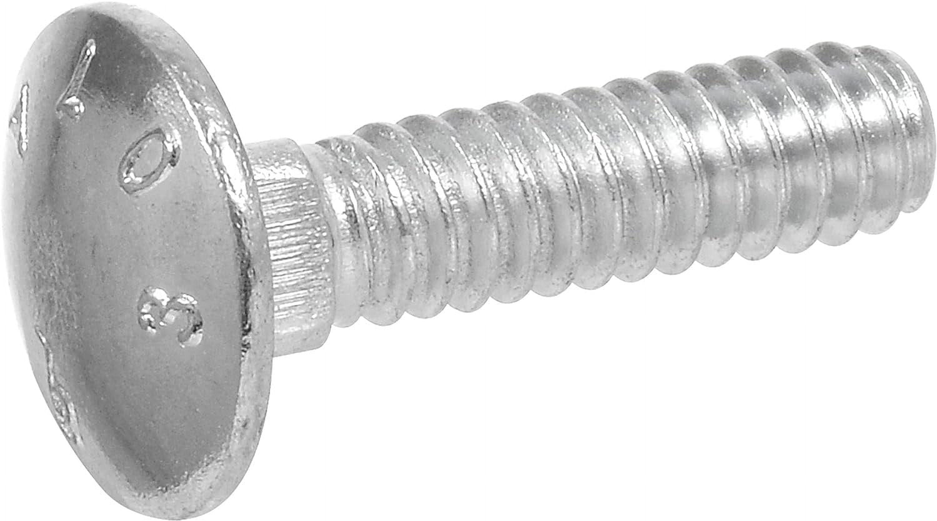 Hillman Carriage Bolt Zinc Rust Resistant - Grade 2 - 1/4 x 1-Inch ...