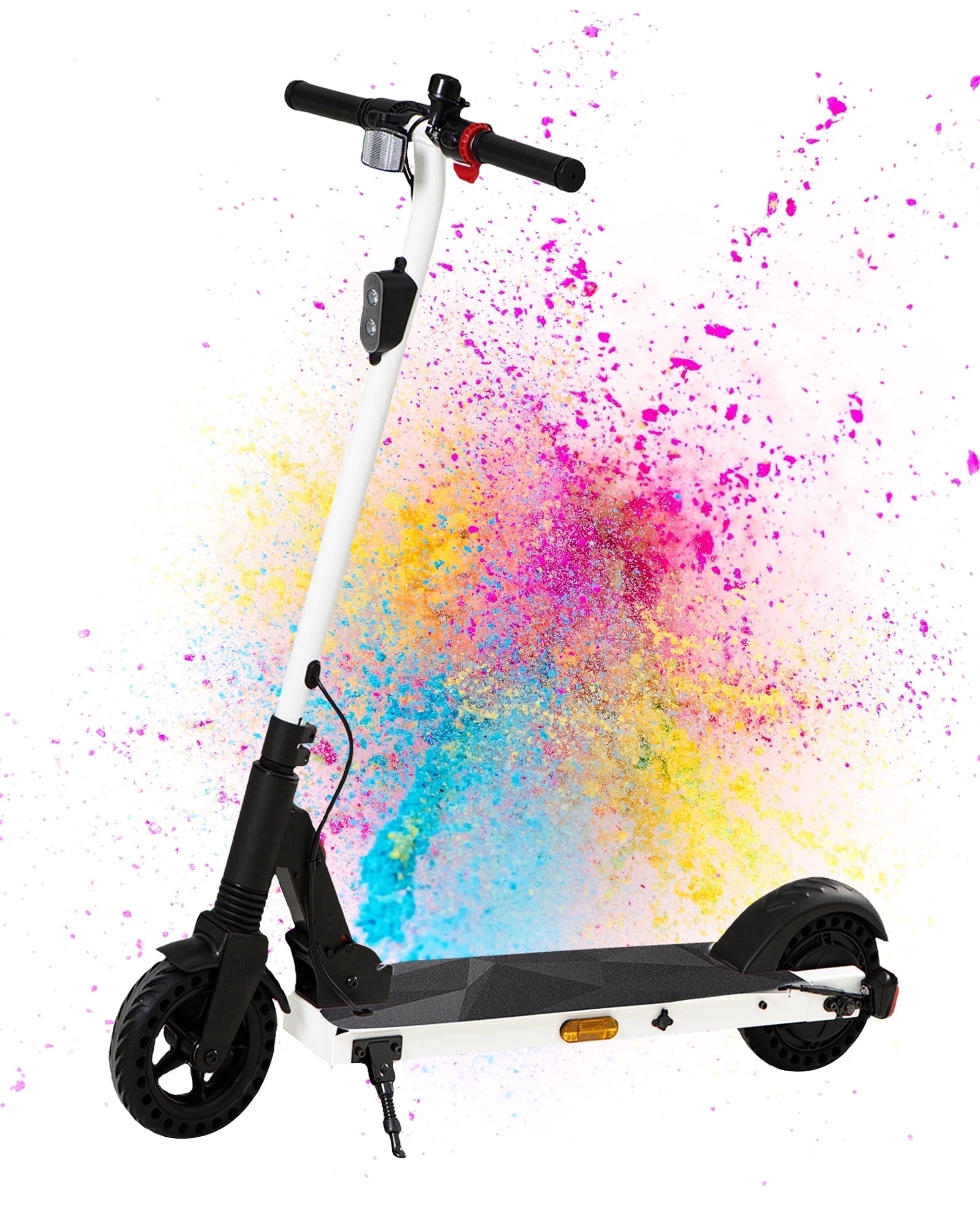 HILLVIGO 8" Electric Scooter for Adults and Teens, Powerful 500W Peak Motor, Max 7.8 Miles Long Range, Top Speed 15 MPH, 8" Tires, Foldable Commuting Electric Scooter