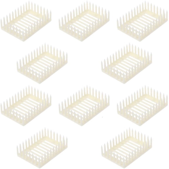 HILOGEL 10Pcs Queen Bees Cage Beekeeping Equipment Prevents Oviposition Plastic Design