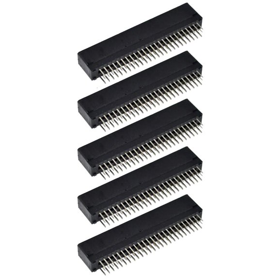 HILOGEL 5 Packs 50-pin Connector for N64 Connector N64 Clone Console N64 Card Slot