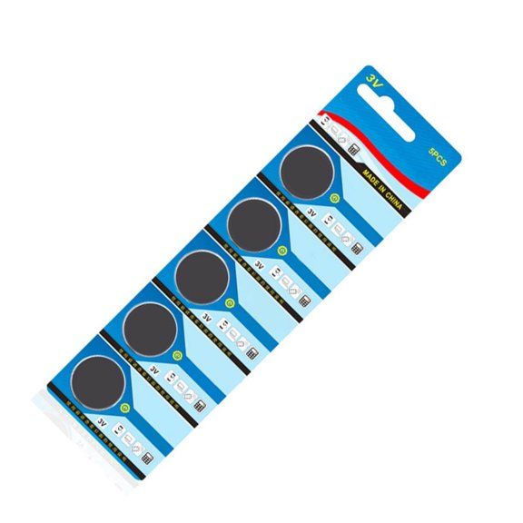 HILOGEL 5Pcs CR1620 Lithiums Button Cell Batteries for Watches and Portable Devices
