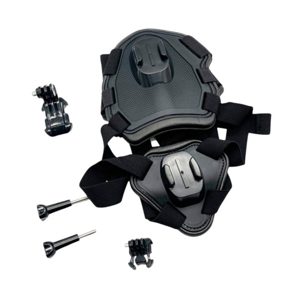 HILOGEL Adjustable Dog Harness Mount For Pet Cameras Chest Back Mount Secures fit