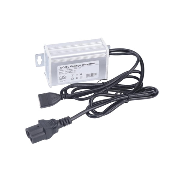 HILOGEL Electric Bike Power Converter with Female Outlet and Input Port Form
