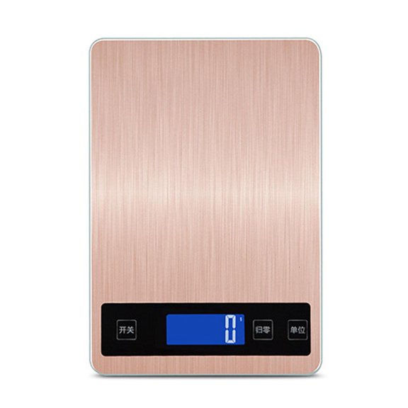 HILOGEL Food Scales for Cooking Baking Precise Graduation Sleek Tempered Glass Platform