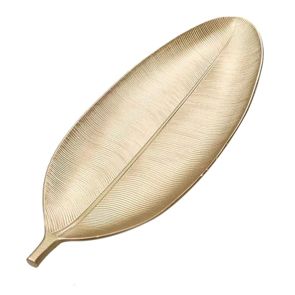 HILOGEL Gold Pineapple/Leaf Shape Desserts Fruit Plates Nordic Decorative Tray Dried