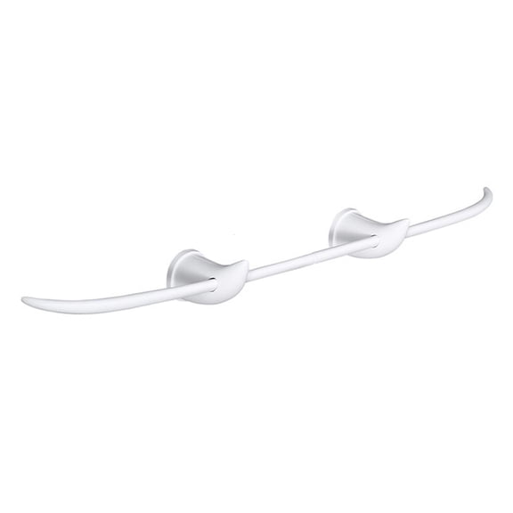 HILOGEL Horn Towel Rack Wall Mounted Punch Free Hanging Storage Holder Self Adhesive for Home Kitchen Bathroom Toilet Towels