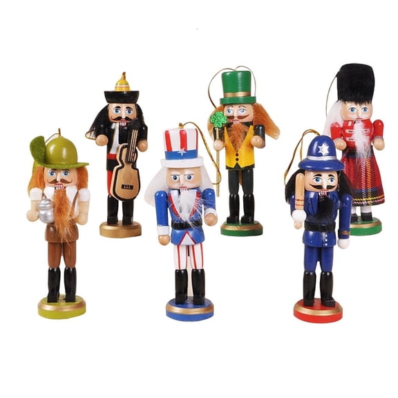 HILOGEL Household Christmas Instrument Nutcrackers Soldier Home Bar Bookshelf Party