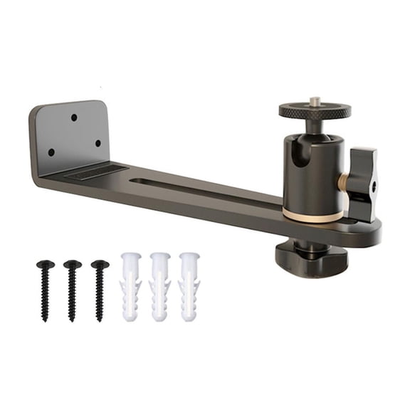 HILOGEL Metal 1/4Inch Projector Wall Mount Bracket For Bedroom Use Projector Holder