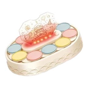 HILOGEL Motorized Rotating Cake Stand With Music Player For Party Decoration