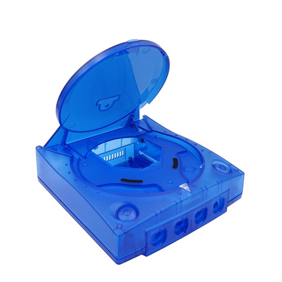 HILOGEL Replacement Plastic for Shell Translucent for Case Transparent Box for Dreamcast for DC Retro Video Game Console Re