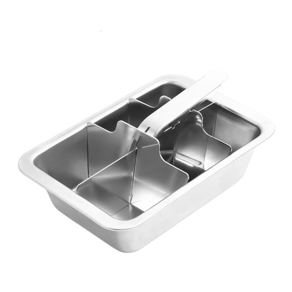 HILOGEL Stainless Steel Ice Cubes Mold Dishwasher Safe Ice Tray For Party Home Use
