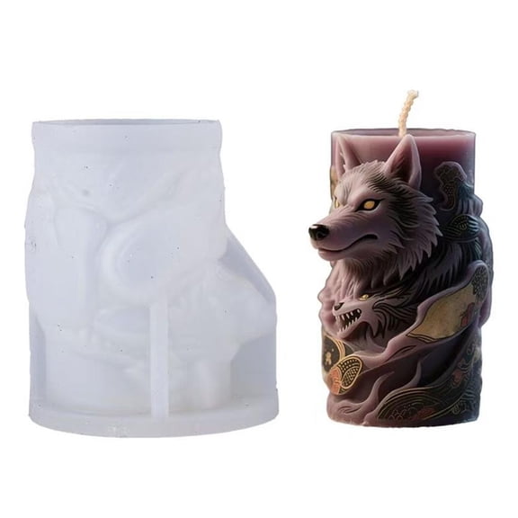 HILOGEL Sturdy Wolf Raised Mould For Special Home deck