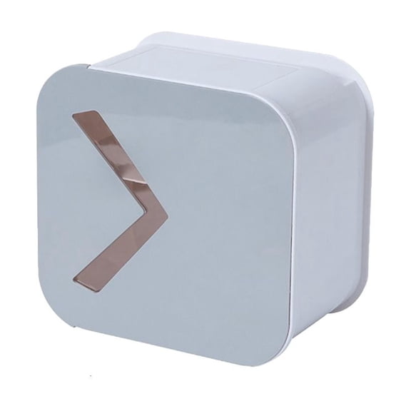 HILOGEL Toilet Paper Roll Holder Punch-free Wall-mounted Tissue Box Waterproof Paper Towel Dispenser Mobile Phone Shelf