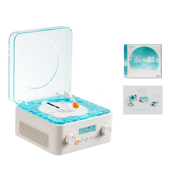 HILOGEL Turntable Speaker With White Noise Bluetooth-compatible Record Player
