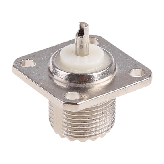 HILOGEL UHF SO239 Female Flange Panel Chassis Deck Mount Adapter Connector Straight