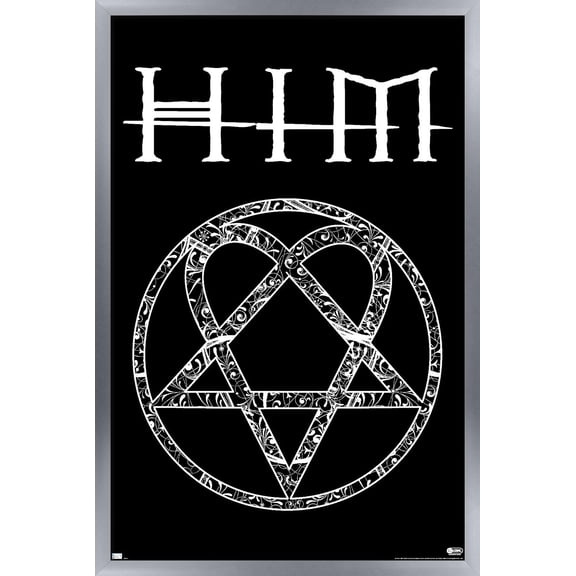 HIM - Logo Wall Poster, 22.375" x 34" Framed