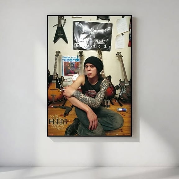 HIM POSTER Guitar Collection RARE NEW HOT Poster Size 24''x36'' Googate