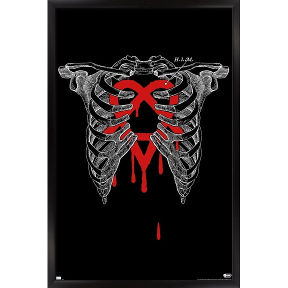 HIM - Ribs Wall Poster, 14.725" x 22.375" Framed
