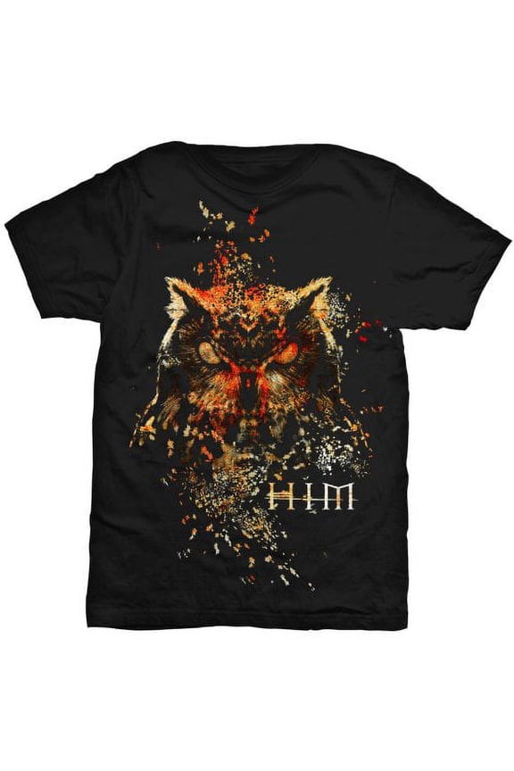HIM Unisex T-Shirt Owl Colour (Small)