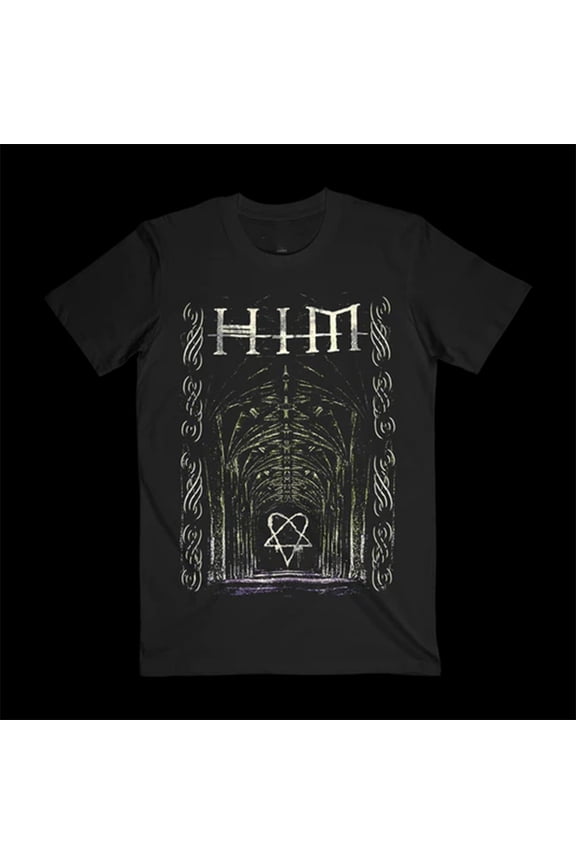 HIM band T Shirt Black Cotton Men Size S-5XL CG947