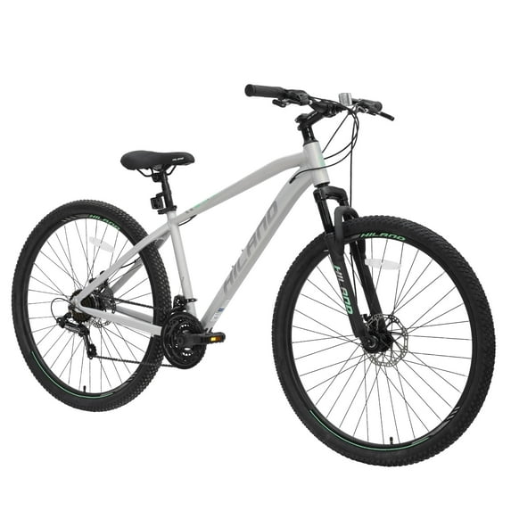 Hiland 29 Inch Mens Mountain Bike,17/19 Aluminum Frame,Shimano 21 Speeds,Dual Disc Brakes,Suspension Fork Bicycle for Men Adult