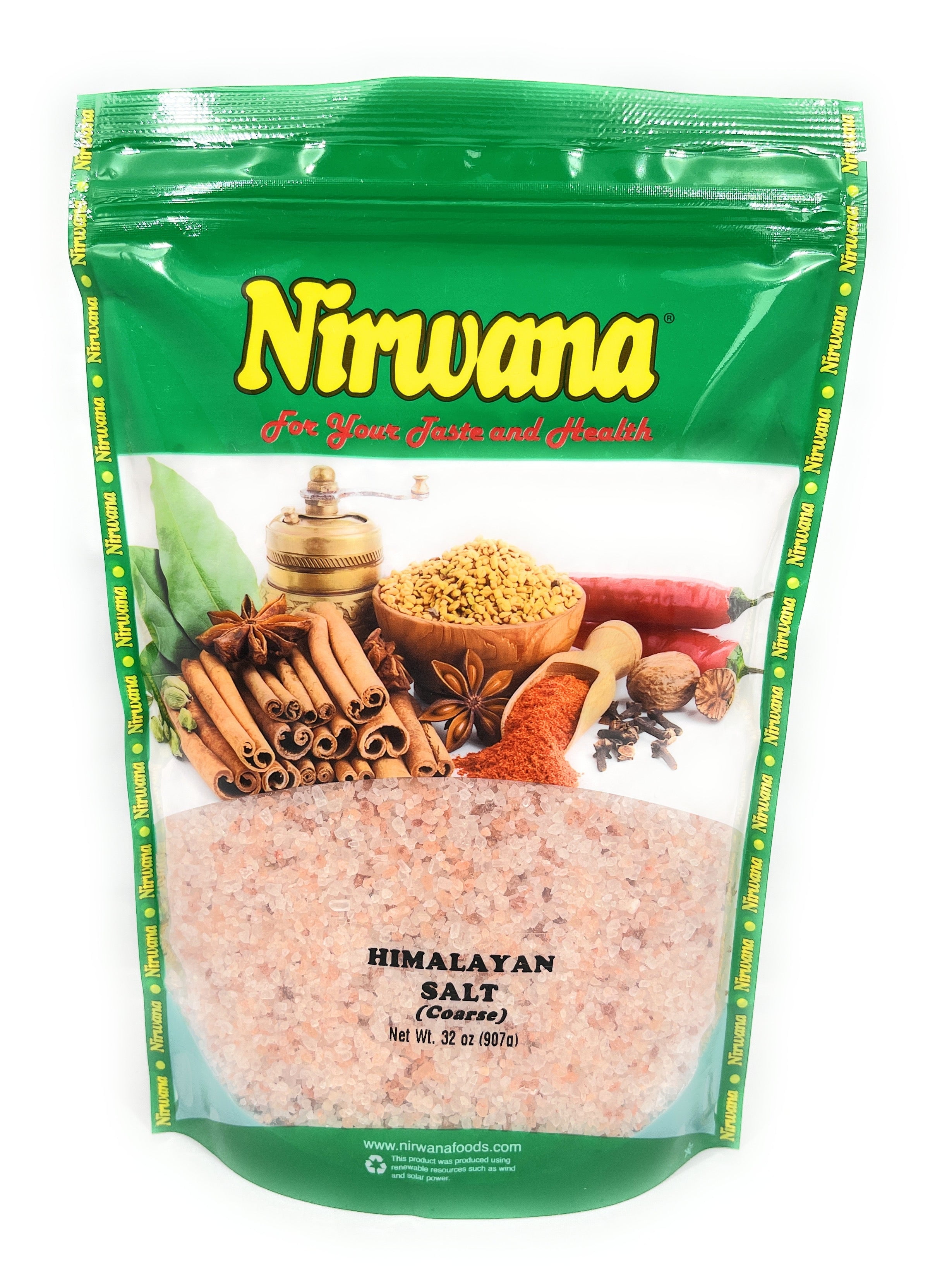 HIMALAYAN SALT (COARSE) 32 OZ JAR BY NIRWANA