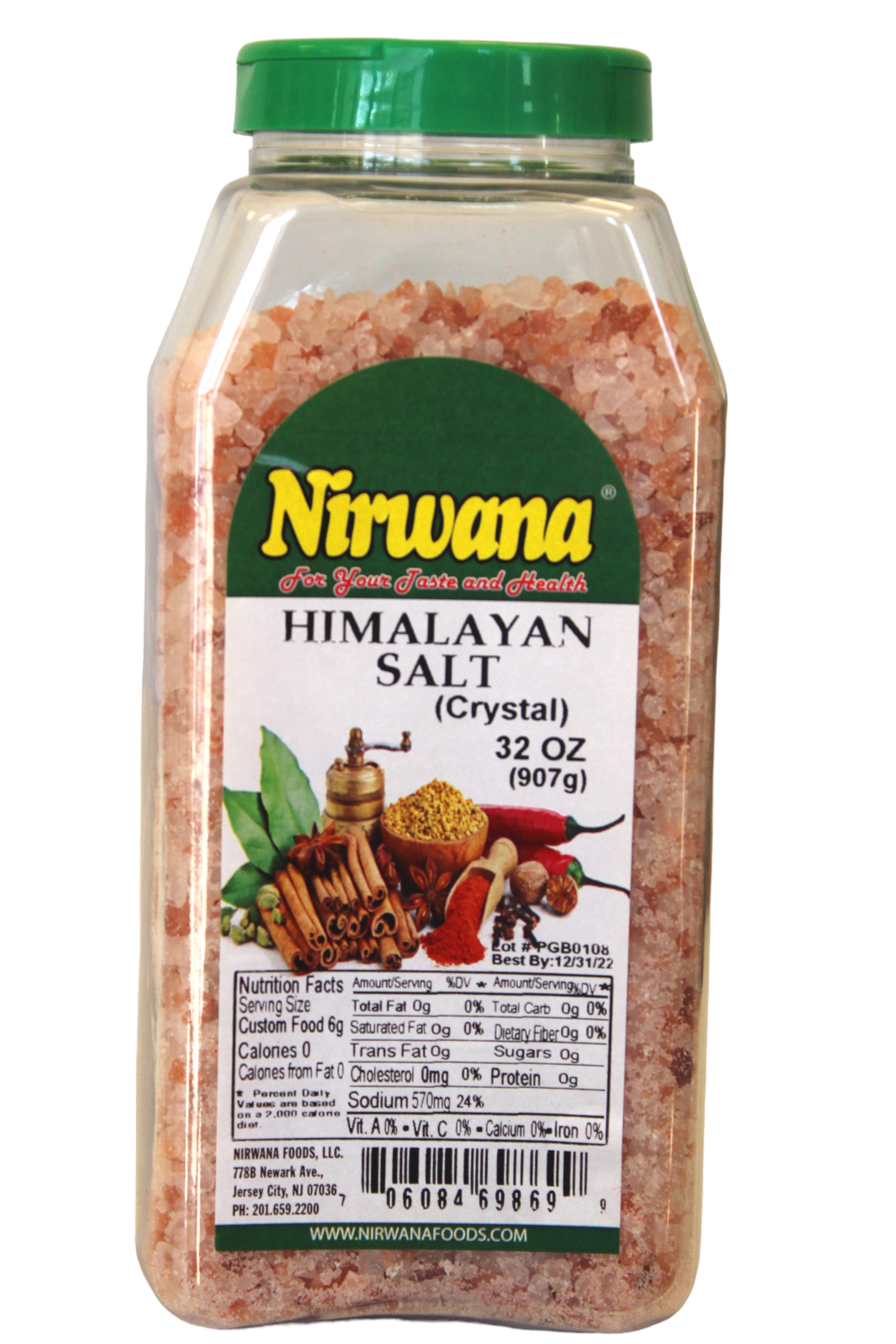 HIMALAYAN SALT (CRYSTAL) 32 OZ JAR BY NIRWANA