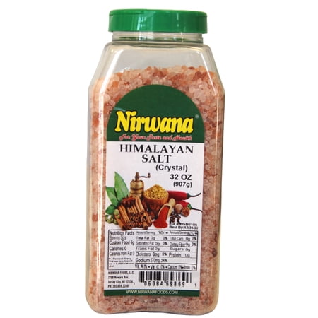 HIMALAYAN SALT (CRYSTAL) 32 OZ JAR BY NIRWANA