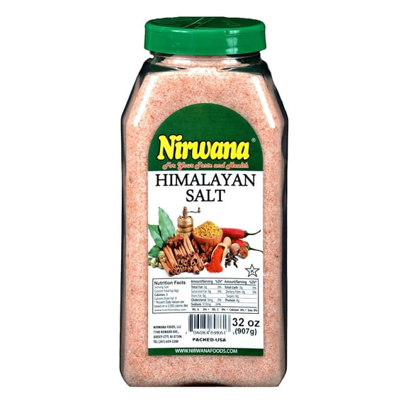 HIMALAYAN SALT (FINE) 32 OZ JAR BY NIRWANA