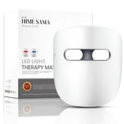 HIME SAMA Led Face Mask, Red Light Mask for Face, Infrared, Red & Blue Light Mask for Skin Care, Wireless Face Mask. (Miracle STAR)