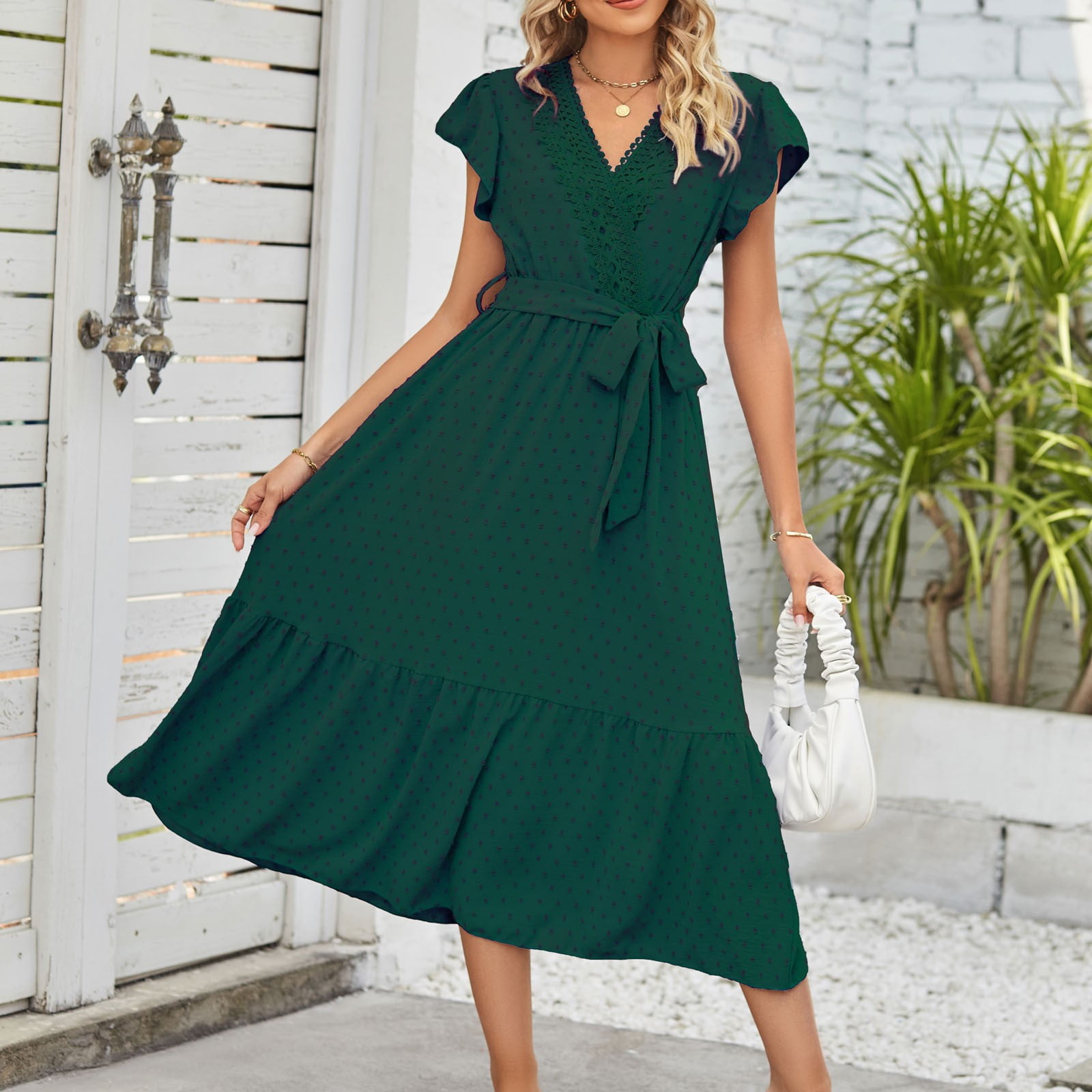 ★2023FW新作★threetimes★Dahlia dress HIMIWAY Dresses for Women 2023 Womens Dresses Women's Dress